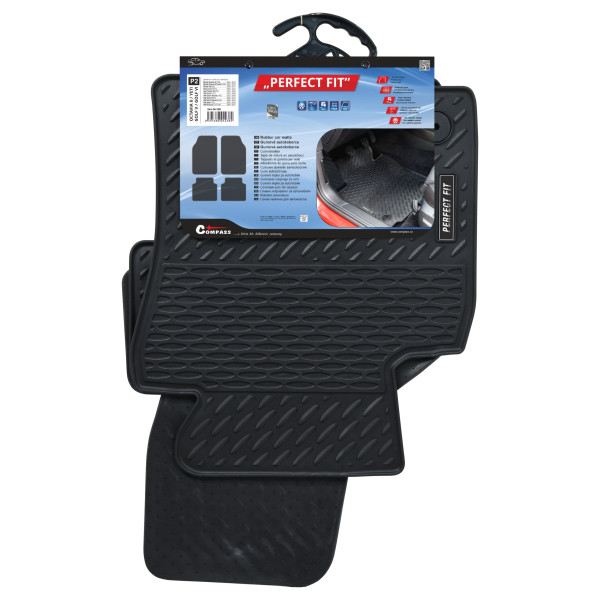 Compass Koberce gumové PERFECT FIT P2 s fixací sada 4ks