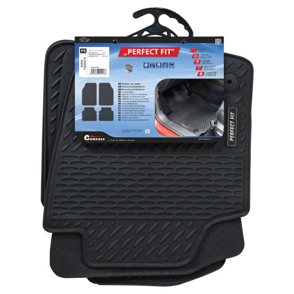 Compass Koberce gumové PERFECT FIT P5 s fixací sada 4ks
