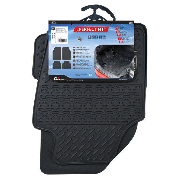 Compass Koberce gumové PERFECT FIT P6 s fixací sada 4ks