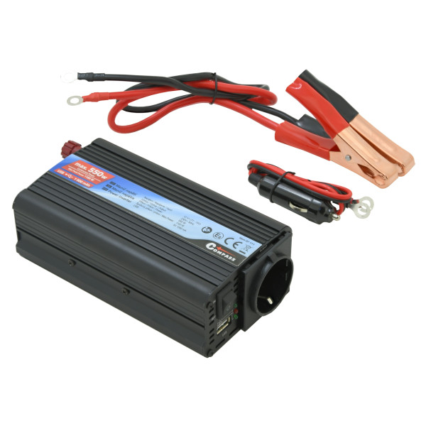 Compass Měnič napětí 12/230V 550W + USB