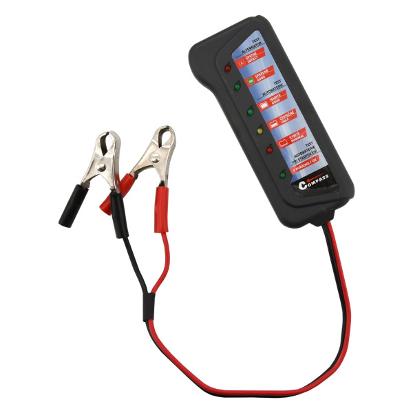 Compass Tester autobaterie a alternátoru 12V