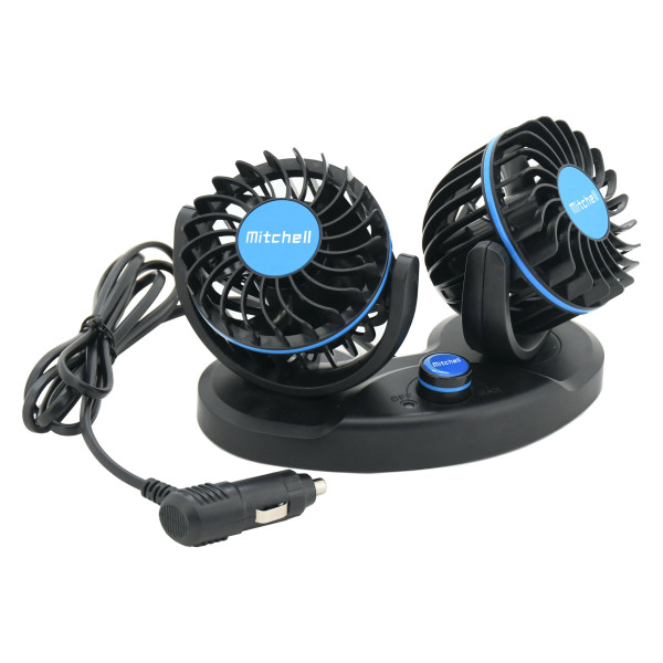Compass Ventilátor MITCHELL DUO 2x85mm 12V na palubní desku