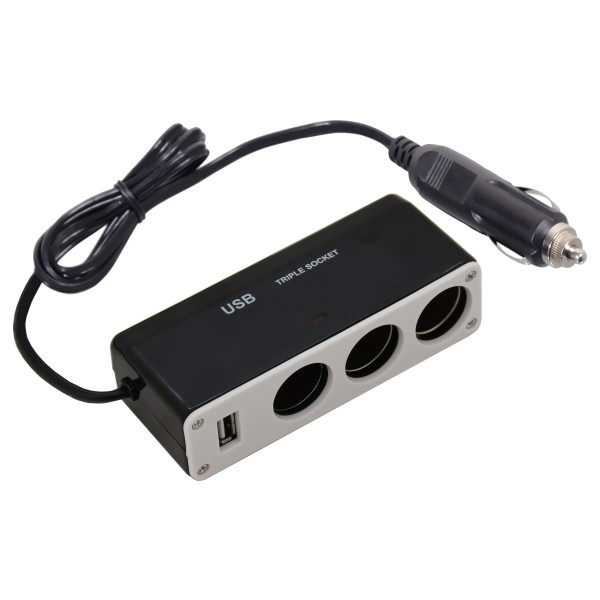 Compass Roztrojka 12/24V + USB 1000mA