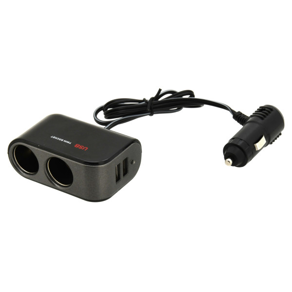 Compass Rozdvojka 12/24V + 2x USB 2100mA