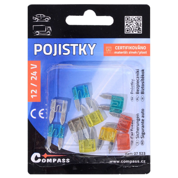 Compass Pojistky nožové MINI 10 ks