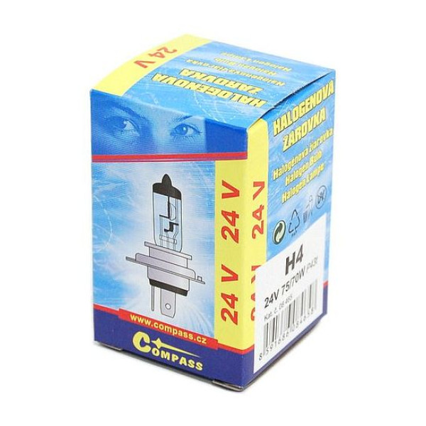 Compass Žárovka 24V H4 75/70W P43t box