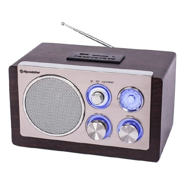 Roadstar HRA-1345NUS/WD Retro radiopřijí