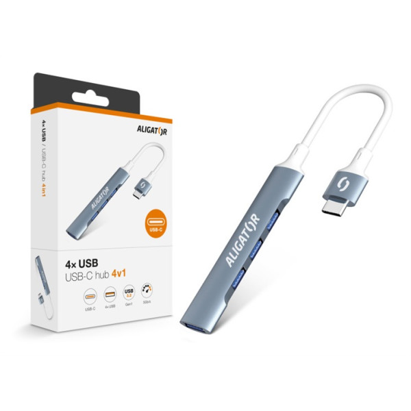 Aligator Hub USB-C / 4x USB AHUB002
