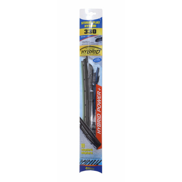 Compass Stěrač HYBRID 330mm + 11 adaptérů TEFLON