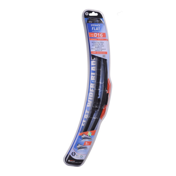 Compass Stěrače FLAT DOUBLE (D16) 610+410mm RAPID, CITIGO