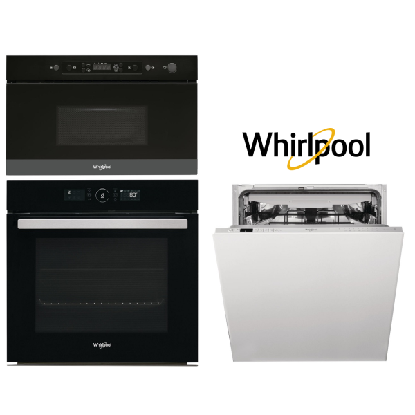 Set WHIRLPOOL WIC 3C33 PFE + AKZ9 6230 NB + AMW 4920 NB + Záruka 5 let na MOTOR VENTILÁTORU trouby a MOTOR ČERPADLA myčky