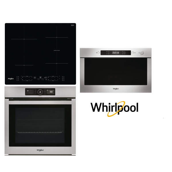Set WHIRLPOOL OAKZ9 6200 CS IX + AMW 423 IX + WB B8360 NE + 5 let záruka na MOTOR VENTILÁTORU trouby