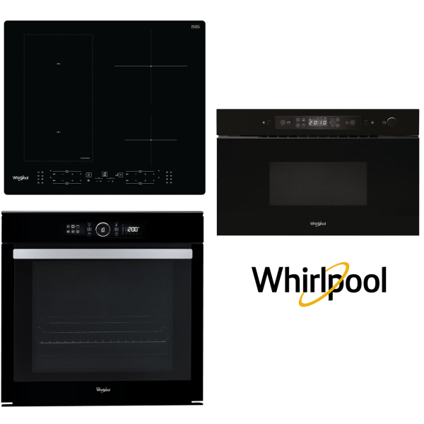 Set WHIRLPOOL AKZM 8480 NB + AMW 439 NB + WL B8160 NE + 5 let záruka na MOTOR VENTILÁTORU trouby