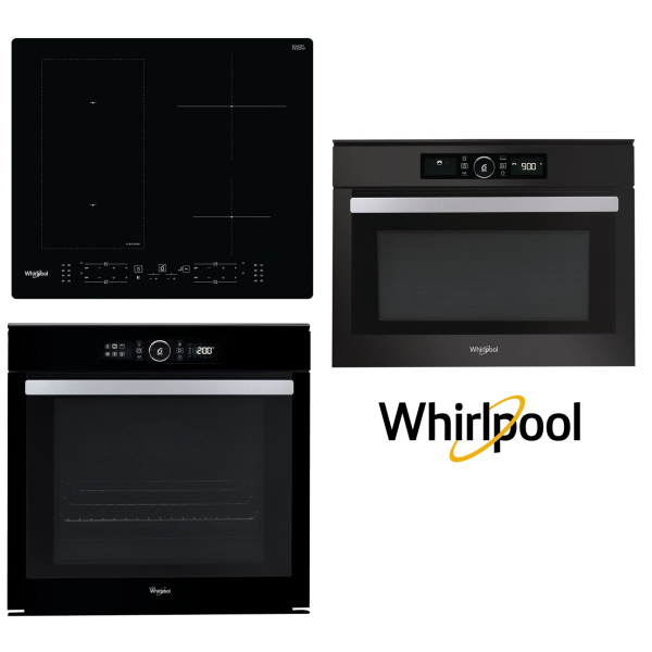 Set WHIRLPOOL AKZM 8480 NB + AMW 506 NB + WL B8160 NE + 5 let záruka na MOTOR VENTILÁTORU trouby