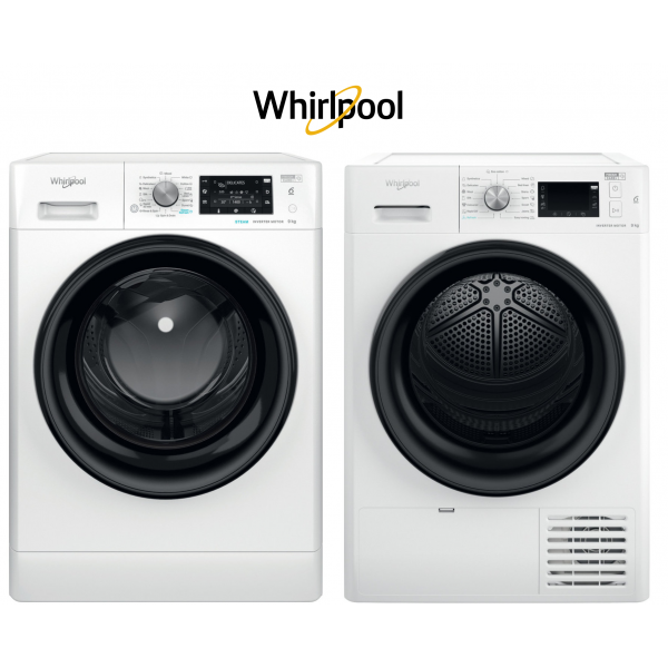 Set WHIRLPOOL FFD 9458 BV EE + FFT M22 9X2B EE + Záruka 10 let na MOTOR bubnu