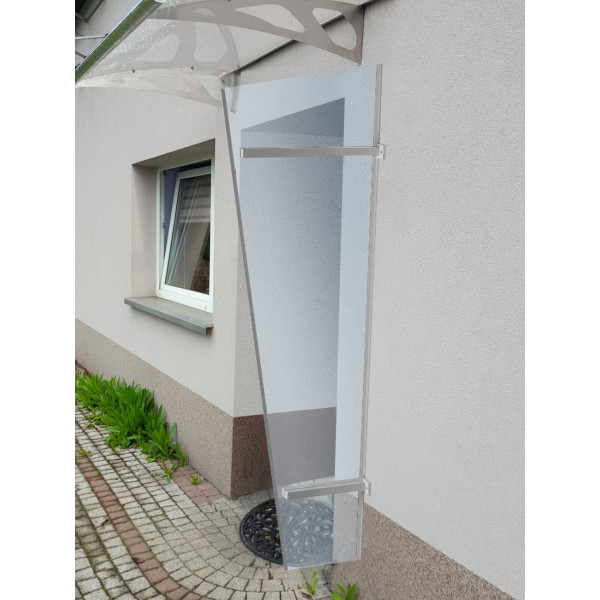 boční stěna LANITPLAST UNI stříbrná / PLEXI LG1498