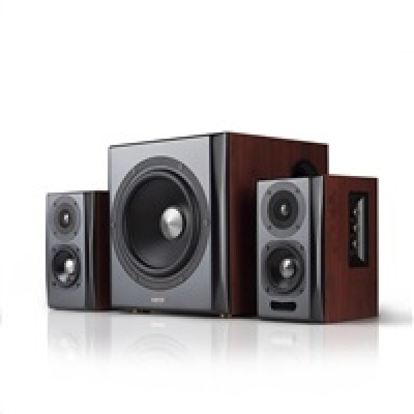 Edifier S350DB reproduktory hnědé