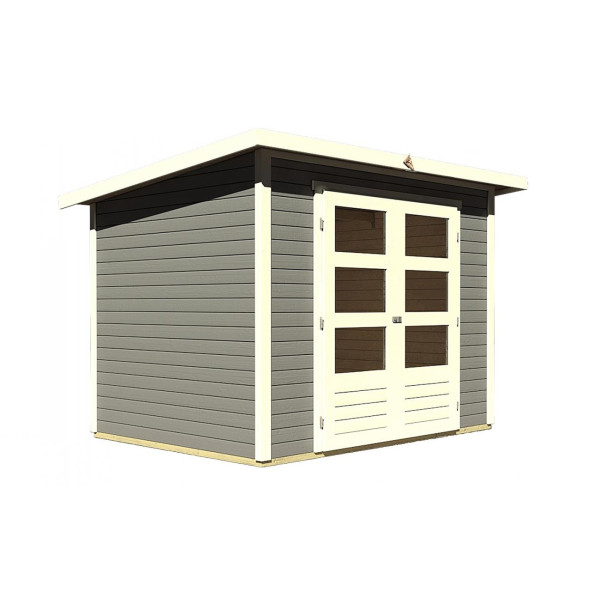 dřevěný domek KARIBU STOCKACH 4 (82981) terragrau LG1717