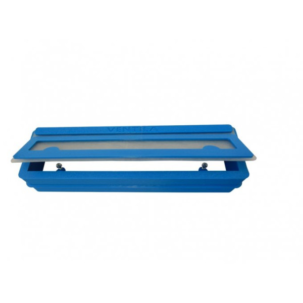 Kluge KVS270203 Hranatá vodorovná pachutěsná klapka s magnetem 220x90 mm pro odsávače
