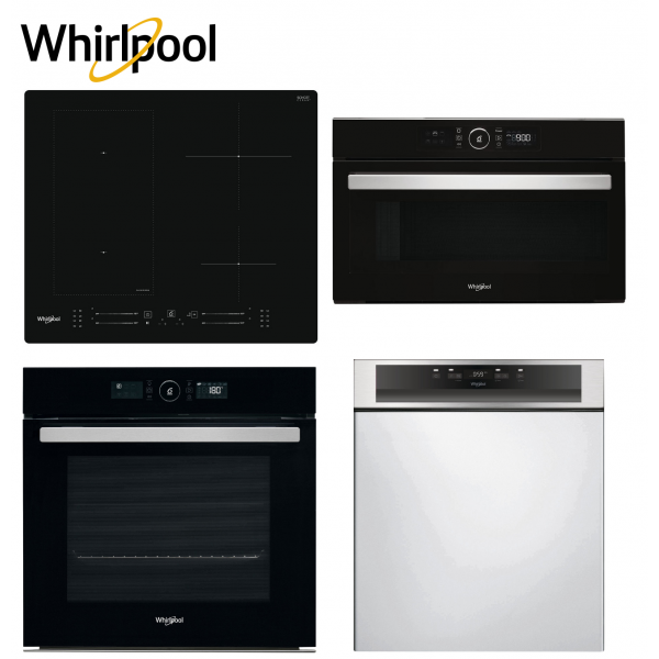 Set WHIRLPOOL AKZ9 9480 NB + AMW 730 NB + WL S7960 NE + WBC 3C34 PF X + Záruka 5 let na MOTOR VENTILÁTORU trouby a ČERPADLA myčky