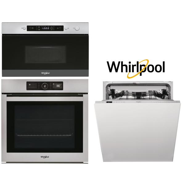 Set WHIRLPOOL WIC 3C33 PFE + AKZ9 6220 IX + AMW 4910 IX + Záruka 5 let na MOTOR VENTILÁTORU trouby a MOTOR ČERPADLA myčky