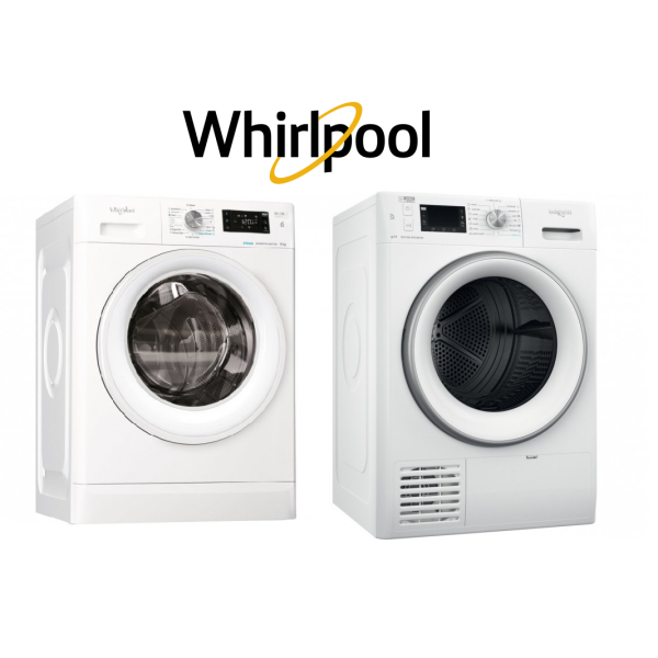 Set WHIRLPOOL FFB 9448 WV EE + FFT M22 9X2WS EE + Záruka 10 let na MOTOR bubnu 