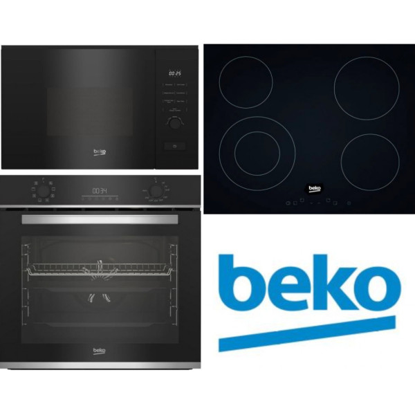 Set Beko BBIM13300X + HIC64401 + BMGB20212B