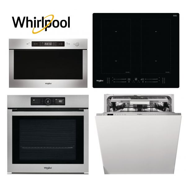 Set WHIRLPOOL AKZ9 9480 IX + AMW 439 IX + WL S7260 NE + WIO 3O540 PELG + Záruka 5 let na MOTOR VENTILÁTORU trouby a ČERPADLA myčky