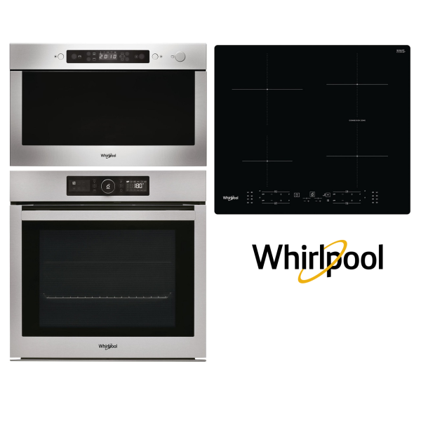 Set WHIRLPOOL OAKZ9 6200 CS IX + AMW 439 IX + WB B8360 NE + Záruka 5 let na MOTOR VENTILÁTORU trouby