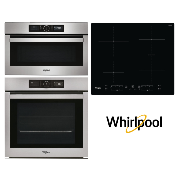 Set WHIRLPOOL OAKZ9 6200 CS IX + AMW 730 IX + WB B8360 NE + Záruka 5 let na MOTOR VENTILÁTORU