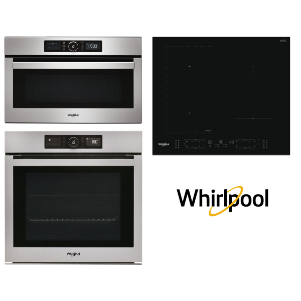 Set WHIRLPOOL OAKZ9 6200 CS IX + AMW 730 IX + WL B1160 BF + Záruka 5 let na MOTOR VENTILÁTORU trouby