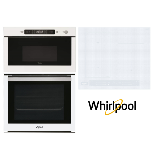 Set WHIRLPOOL AKZ9 6230 WH + AMW 439/WH + WL S5360 BF/W + Záruka 5 let na MOTOR VENTILÁTORU trouby