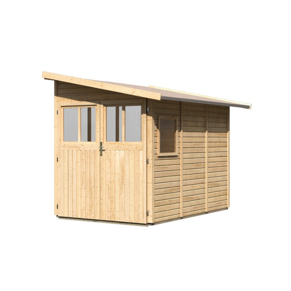 dřevěný domek KARIBU WANDLITZ 3 (55256) natur LG2729
