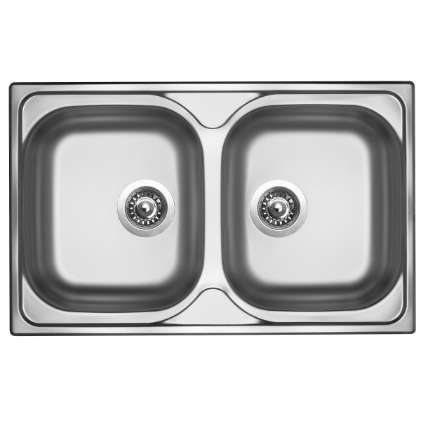 Sinks CLASSIC 800 DUO V 0,6mm matný (záruka 5 let)