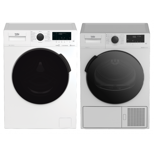 Set Beko XWUE87265CSH3B + XDF85245CSH3BH