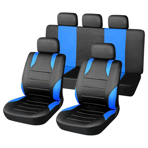 Compass Potahy sedadel sada 9ks SPORT modré AIRBAG