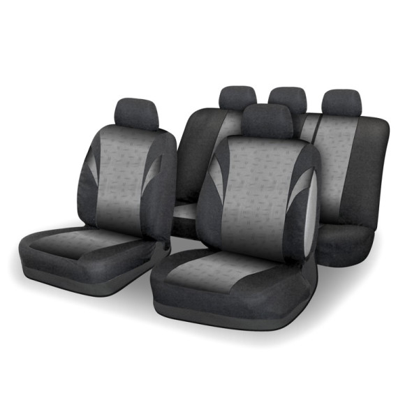 Compass Potahy sedadel sada 9ks POLY šedé AIRBAG