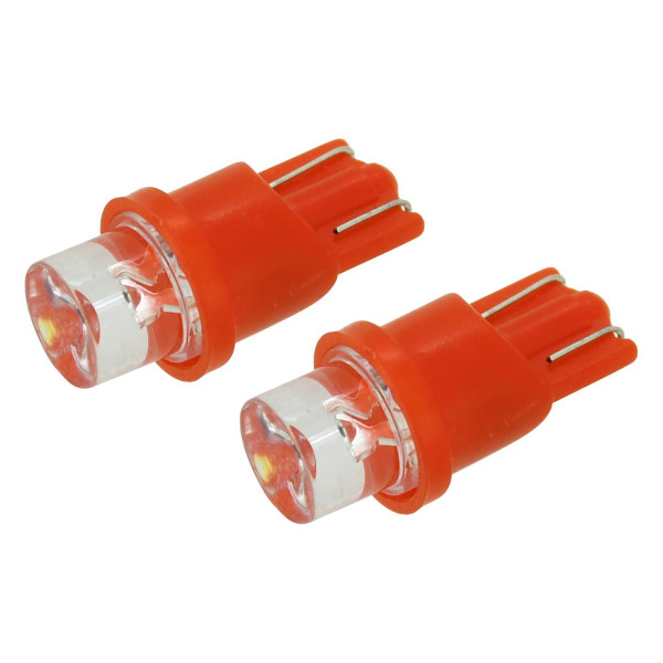 Compass Žárovka 1LED 12V T10 červená 2ks