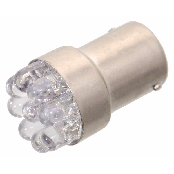 Compass Žárovka 9LED 12V Ba15s bílá úzká