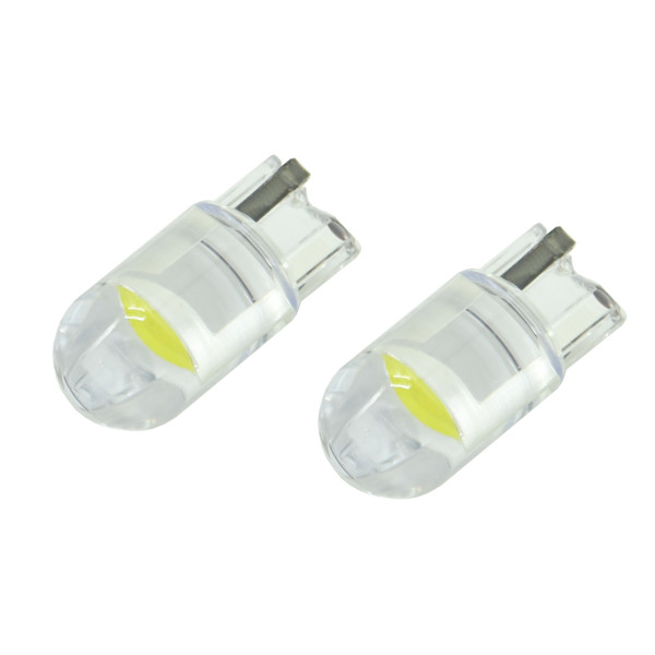 Compass Žárovka 1LED COB 12V T10 bílá 2ks