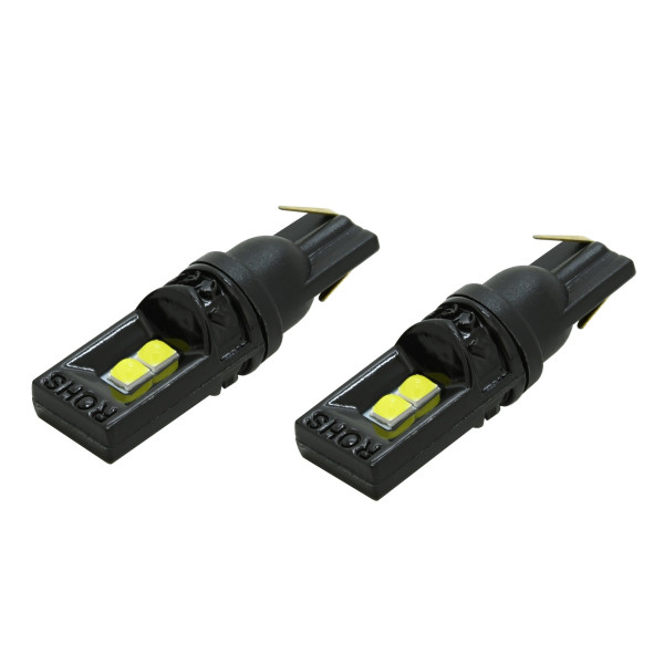 Compass Žárovka 4LED 3030 12V T10 s rezistorem CAN-BUS ready bílá 2ks