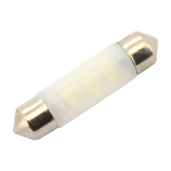 Compass Žárovka 6 LED SMD 12V suf.10X39 SV8.5 NEW-CAN-BUS modrá 2ks