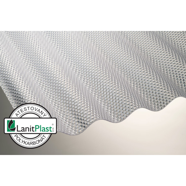 polykarbonátová deska MARLON CSE DIAMOND 2,6 mm 1,045x2,5 m čirá LG3399
