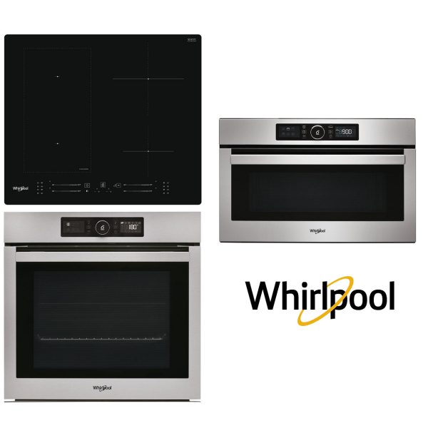 Set WHIRLPOOL OAKZ9 6200 CS IX + AMW 730 IX + WL S7960 NE + 5 let záruka na motor ventilátoru trouby