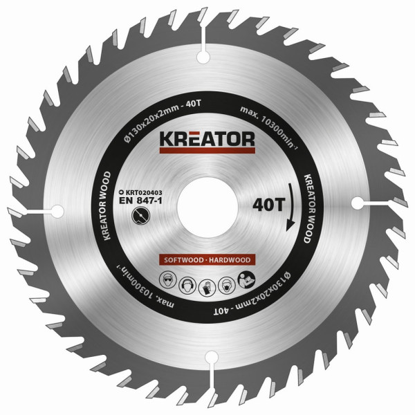 Pilový kotouč na dřevo 130mm, 40T