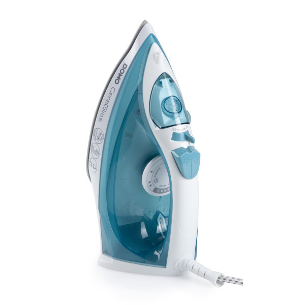 Napařovací žehlička - keramická - DOMO DO1153S, Příkon: 2400 W, Parní ráz: 120 g/min