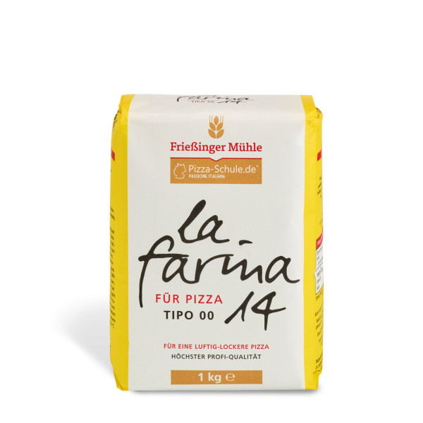 Pizza mouka LA FARINA 14 - Nadýchaná a křupavá - Typ 00 - 1 kg, 1 kg 