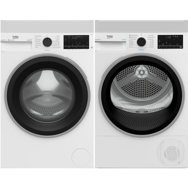 Set Beko B3WFU57415WCSHBG + DPY8506GXB2 + Záruka 10 let na MOTOR