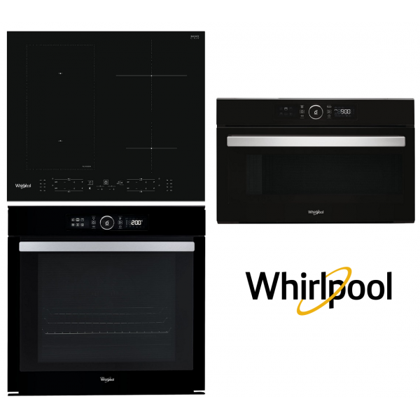 Set WHIRLPOOL AKZM 8480 NB + AMW 730 NB + WL B1160 BF + 5 let záruka na motor ventilátoru trouby