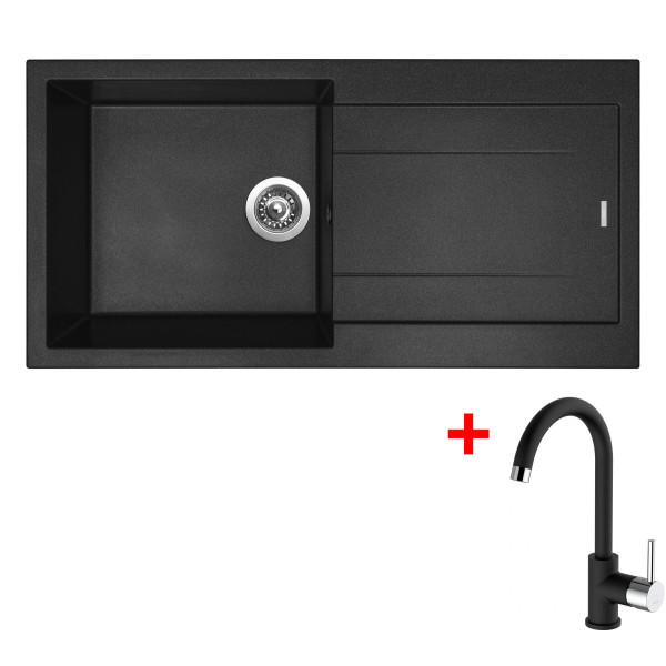 Sinks AMANDA 990 Nanoblack+MIX 35 Nanoblack